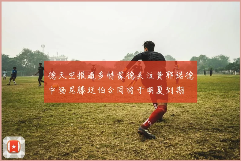 德天空报道多特蒙德关注费耶诺德中场昆滕廷伯合同将于明夏到期